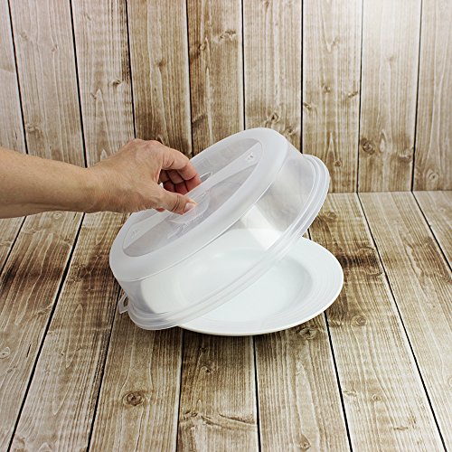 Mikrowellenabdeckhaube aus Kunststoff im 3er-Pack