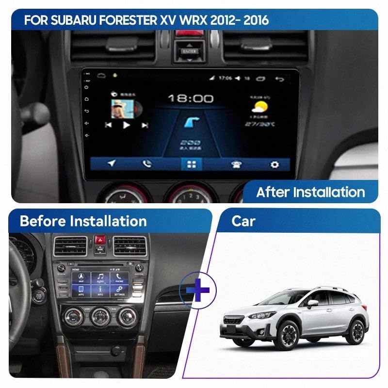 Auto radio GPS Subaru Forester XV WRX 2012-2016 con Bluetooth Airplay 2