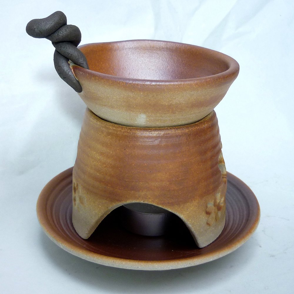 Amazon.co.jp: 香炉 錆吹き 手付茶香炉 [H13.5cm] HANDMADE