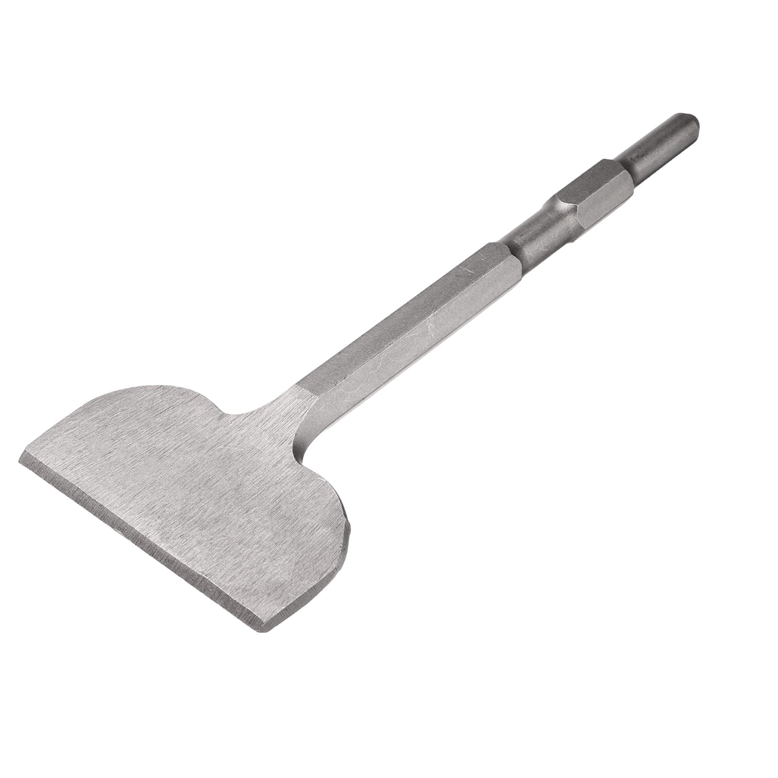 sourcing map Hex Shank Floor Scraper Chisel 280mm x 17mm Steel Jack Hammer Chisel Bit for Electric Demolition Gardening Landscaping Digging Cutting (Blade Width: 99mm)