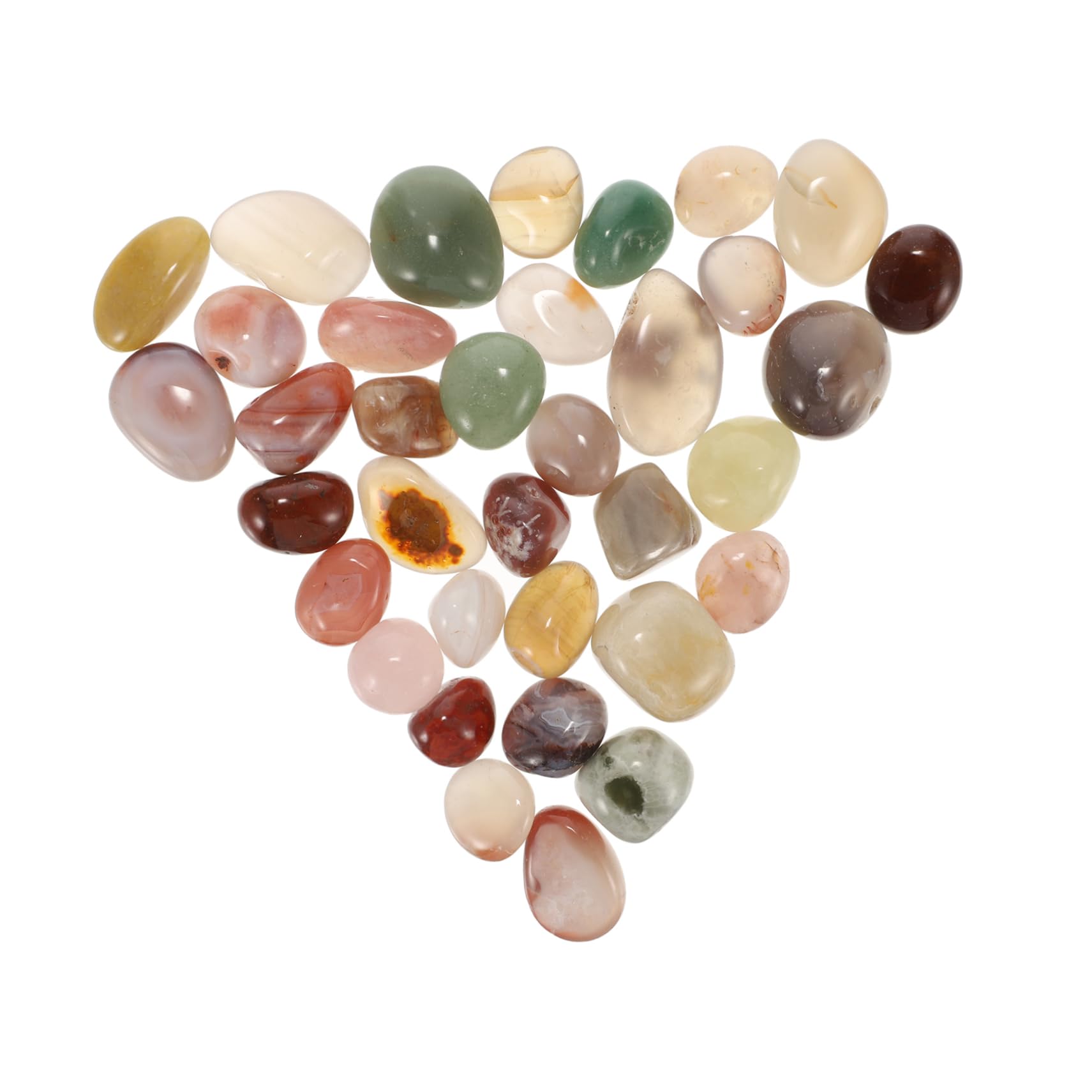 500g Piedras Decorativas Para Macetas De Guijarros Coloridos Para Paisajismo y Jardinería Para Rellenar Jarrones y Crear Modernos