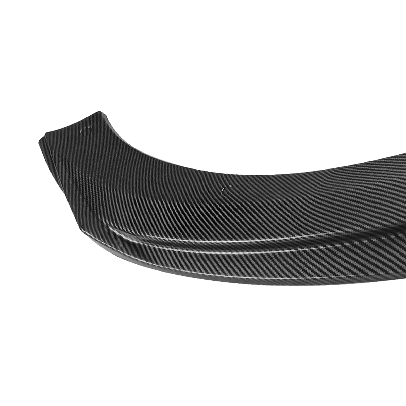 Spoiler per paraurti anteriore dell'auto in fibra di carbonio con splitter per Audi A3 8P 2008-2012, nero opaco/lucido