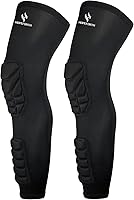 Vista 1 de Paquete de 2 mangas de compresión acolchadas para pantorrillas y rodilleras