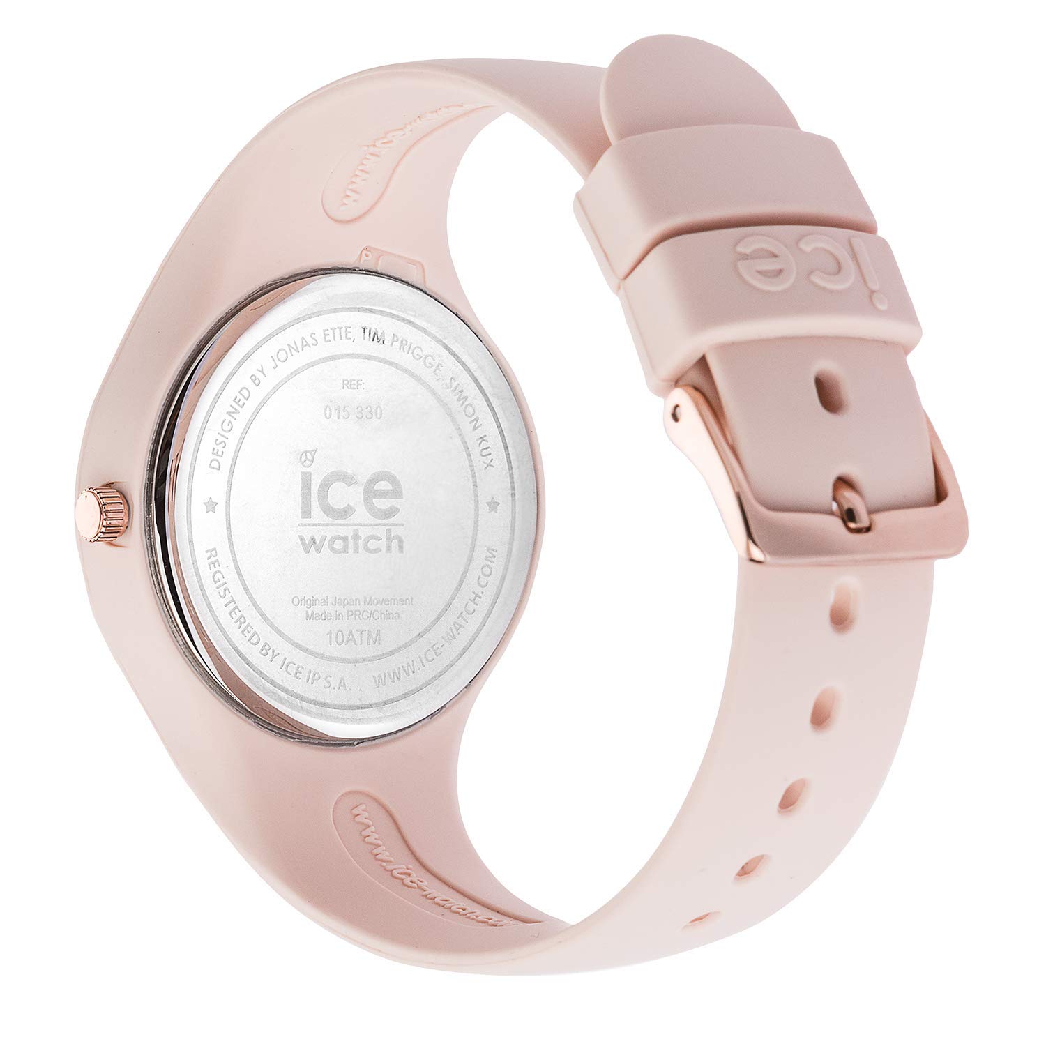 Ice-Watch - ICE glam colour Nude - Różowy zegarek damski z silikonowym paskiem - 015330 (Small)