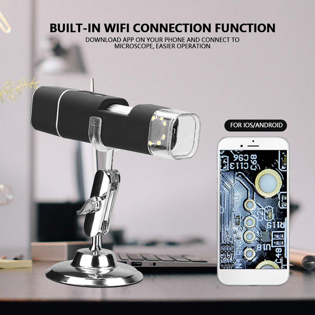 WiFi 1000X Mikroskop -Vergrößerungs -HD USB für /, Industrielle PCB Überprüfung Schmuckbewertung