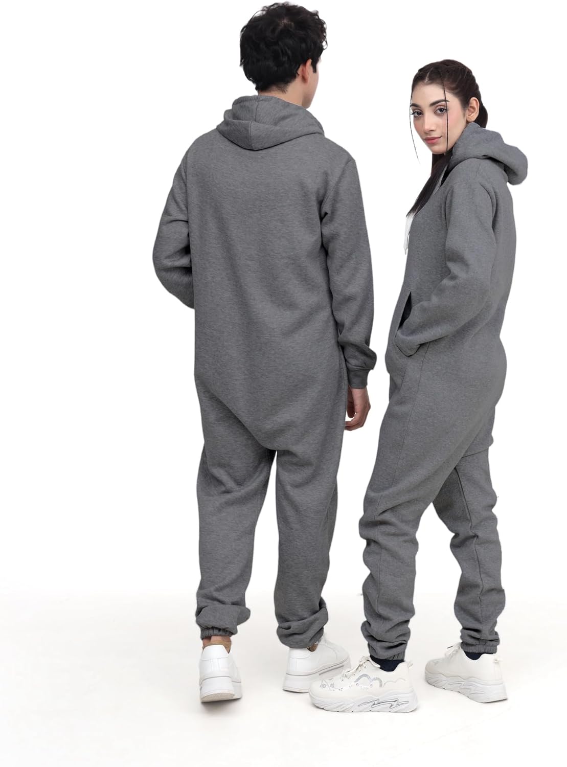Adult Onesie Pajama for Men & Women | One Piece Hooded Jumpsuit, Ultra Soft Fleece | Loungewear, Sportwear - Image 2
