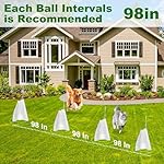 24 Pack Cat Repellent Outdoor Indoor - Natural Peppermint Oil Cat Deterrent Outdoor to Keep Cats Out of Yard Permanently,Keep Stray Cats Dogs Away,Effective Dog Cat Repellent, Yellow - Image 2