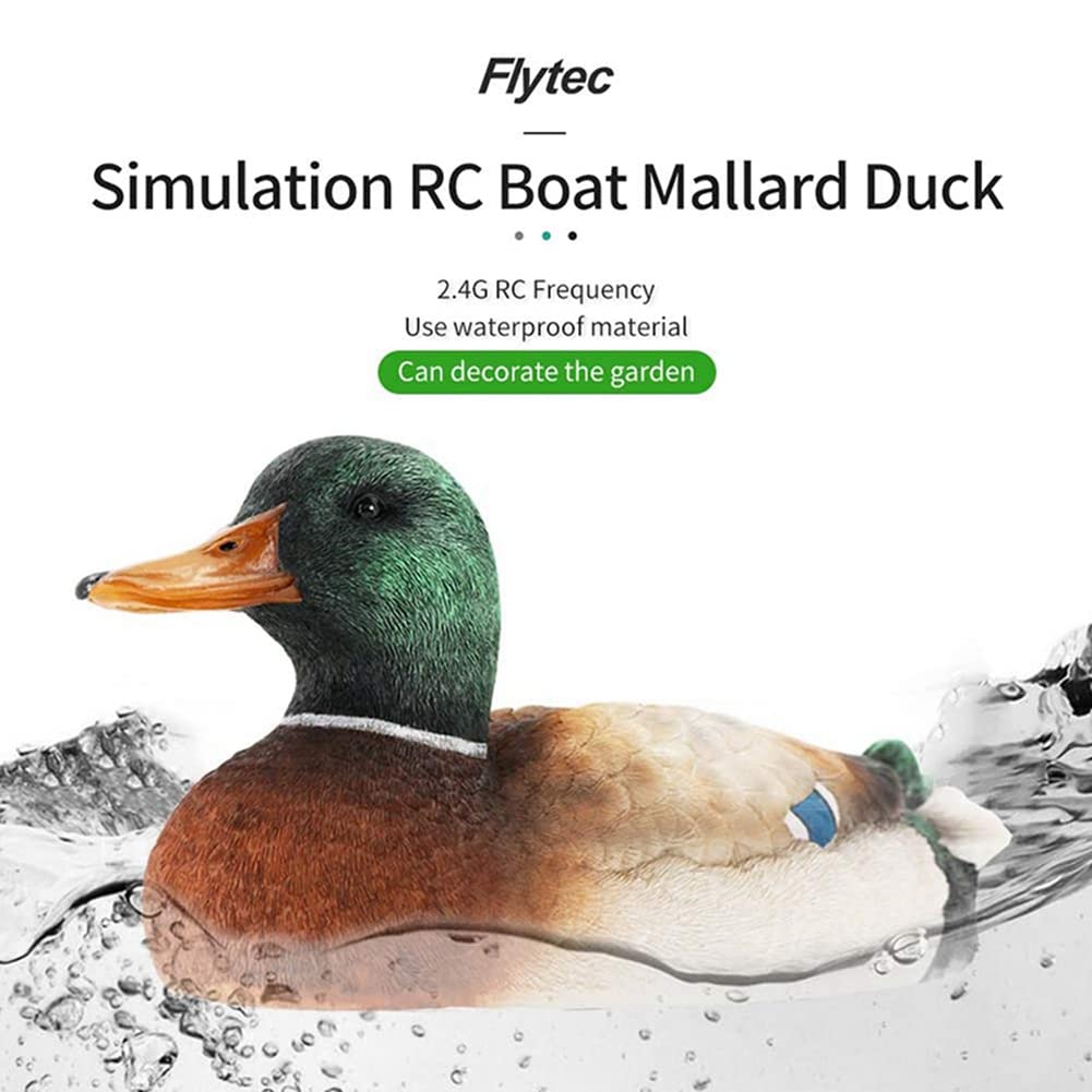 2X V201 RC Boat RC Duck Boat 2.4Ghz MyśLiwski Pilot Zdalnego Sterowania Kaczka łóDź Wodoodporna