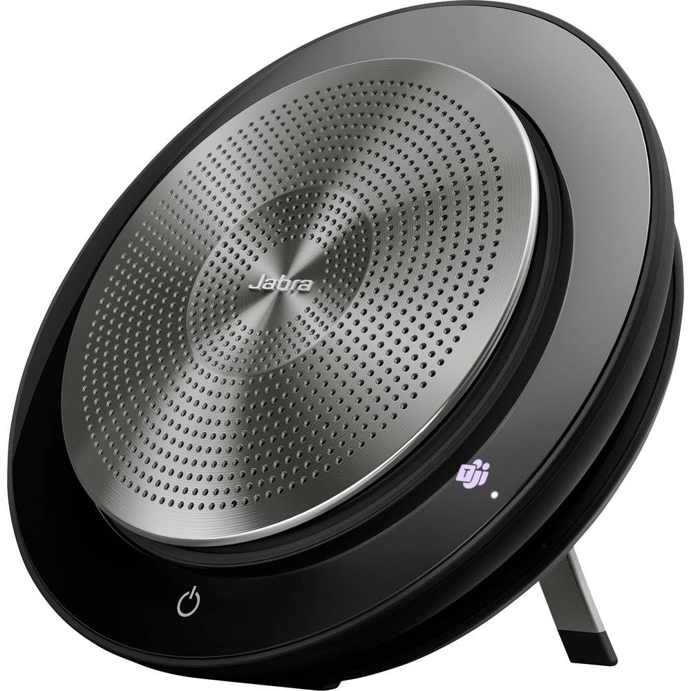 Jabra Speak 750 Speaker Phone - Microsoft Teams Certified Portable Conference Speaker with Bluetooth Adapter and USB - Connect with Laptops, Smartphones and Tablets