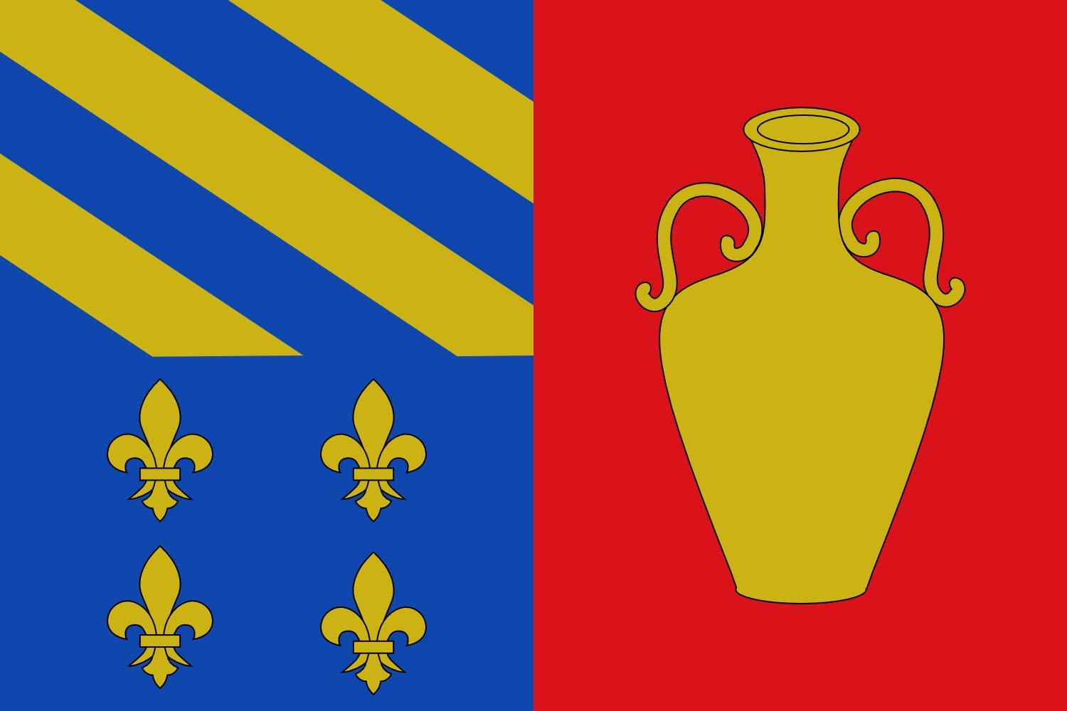 Drapeau Large D Alfara de la Baronia aux finitions de prestige