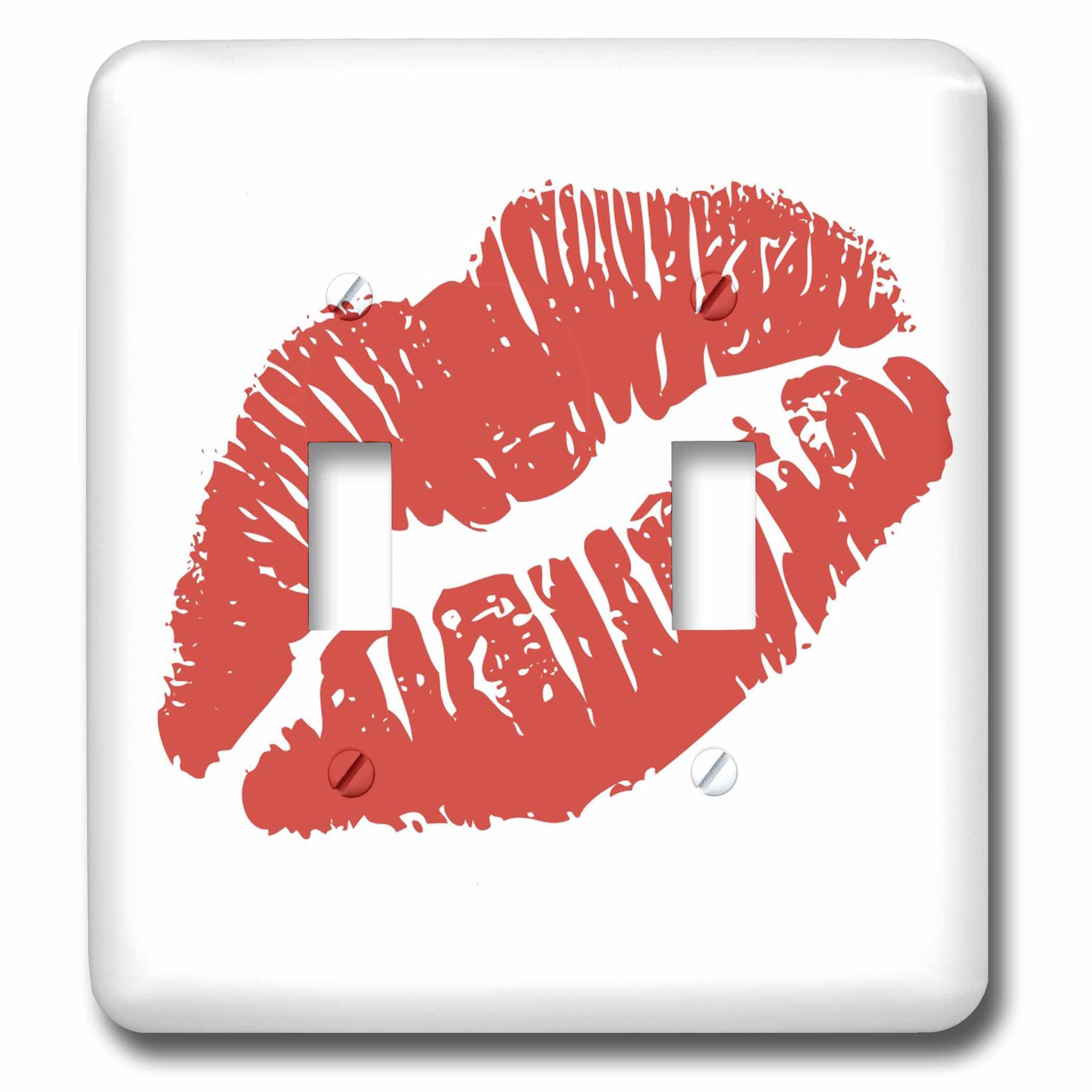 Interrupteur à bascule double rouge Saint Valentin pour rénover vos murs