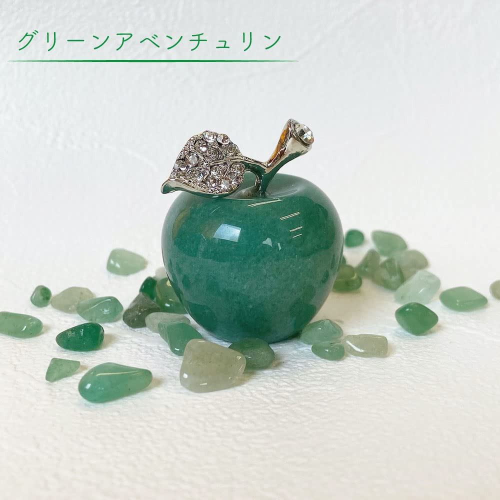 Amazon.co.jp: 【 飾れるお守り 】 りんご パワーストーン 天然石