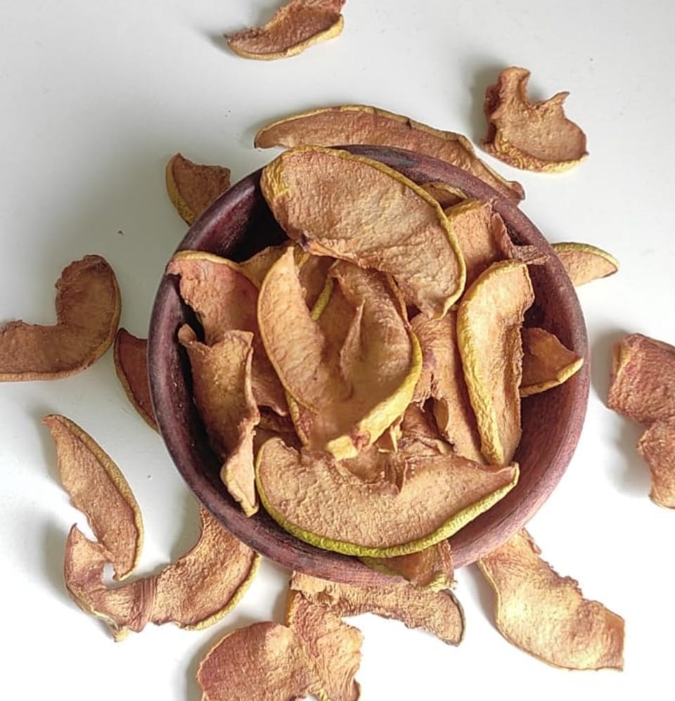 Kashmir Blossoms Apple Chips - Crunchy & Natural Dried Apple Slices, 100gm - No Added Flavors or Preservatives, Fiber-Rich Snack (B0CY3KWVQ5) Amazon Price History, Amazon Price Tracker