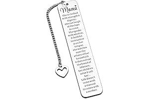 Gift for Mom Mothers Day Bookmark | Daughter Son Gift Mom Present