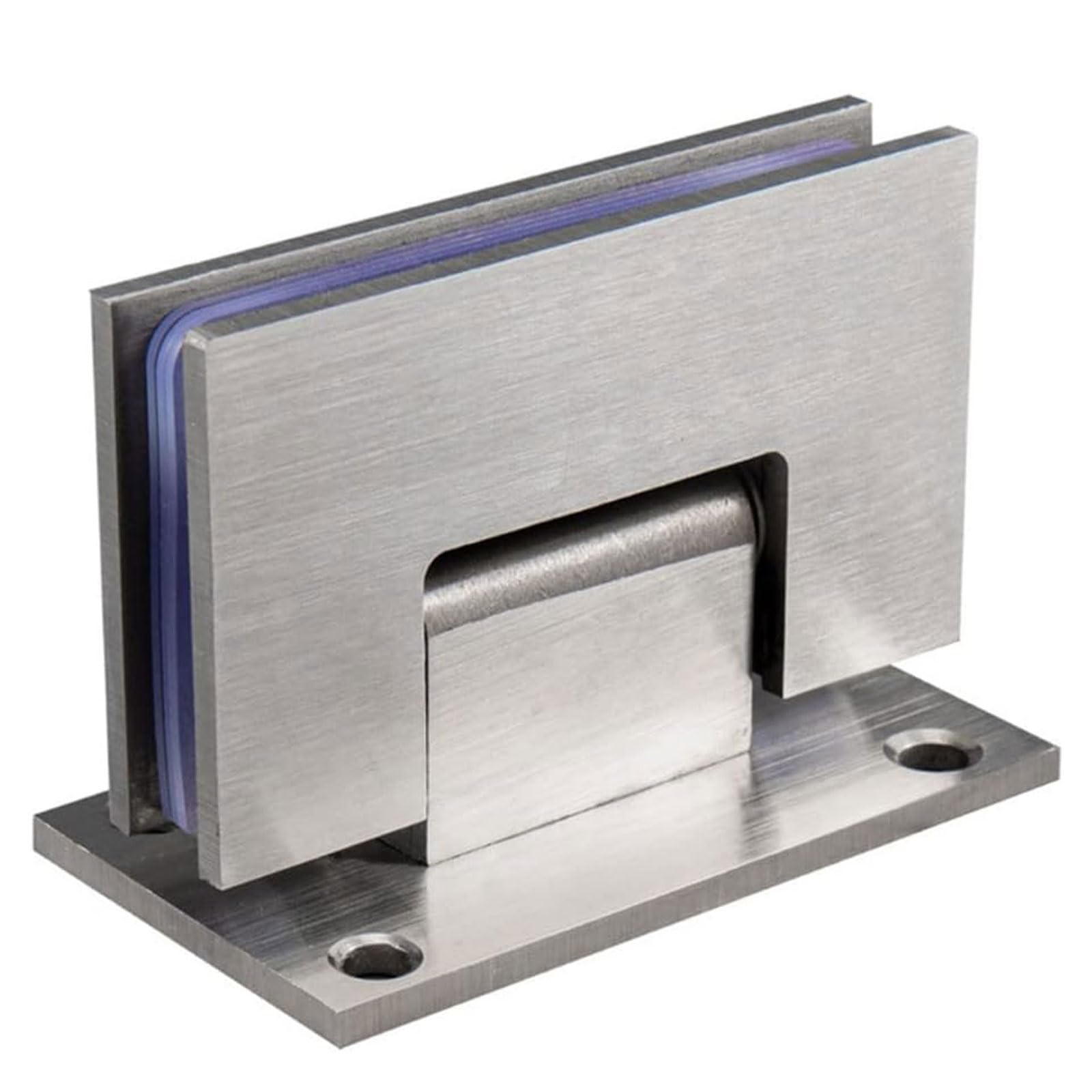 Charnière et pince de porte en verre acier inoxydable 304 angle droit