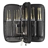 DonDo dietrich set de crochetage 23 pièces en titane + pochette incluse