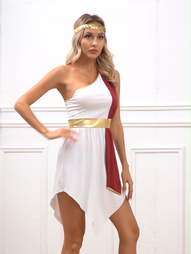Amazon.com: Hedmy Women's Sexy Toga Costume Greek Queen Dress Irregular Hem One Shoulder Grecian Halloween Dress Blue Small: Clothing, Shoes & Jewelry Amazon.com: Hedmy Women's Sexy Toga Costume Greek Queen Dress Irregular Hem One Shoulder Grecian Halloween Dress Blue Small: Clothing, Shoes & Jewelry