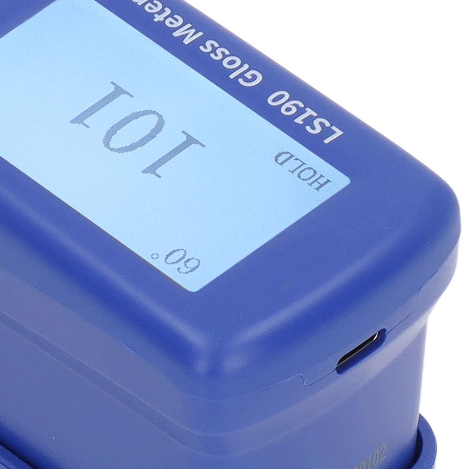ciciglow Medidor de Brillo LCD Digital para Metal de Piedra, Prueba Exacta y Datos Estables, Determinación de Calificación Automática, Ahorro de Energía y Protección del Medio Ambiente