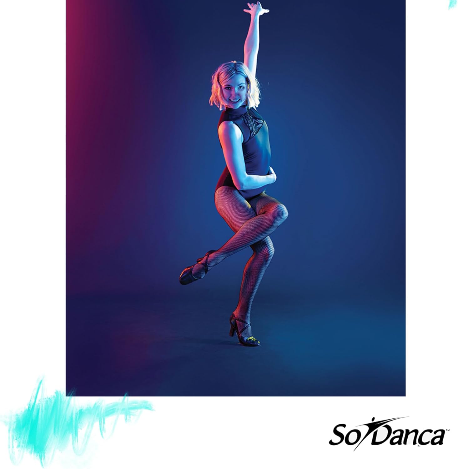 So Danca - 3" Heel T-Strap Broadway Cabaret Shoe, Professional Dance Shoes for Women, Support and Comfort- Roxy - SD153