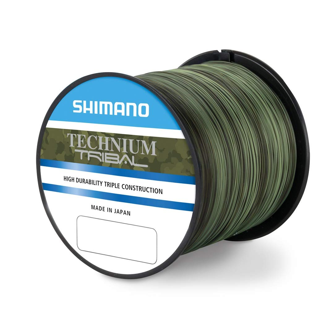 Shimano Nylon Technium Tribal Camou 5000 m – Durchmesser 0,3 mm – R 8,5 kg – TECTR30BLK5000