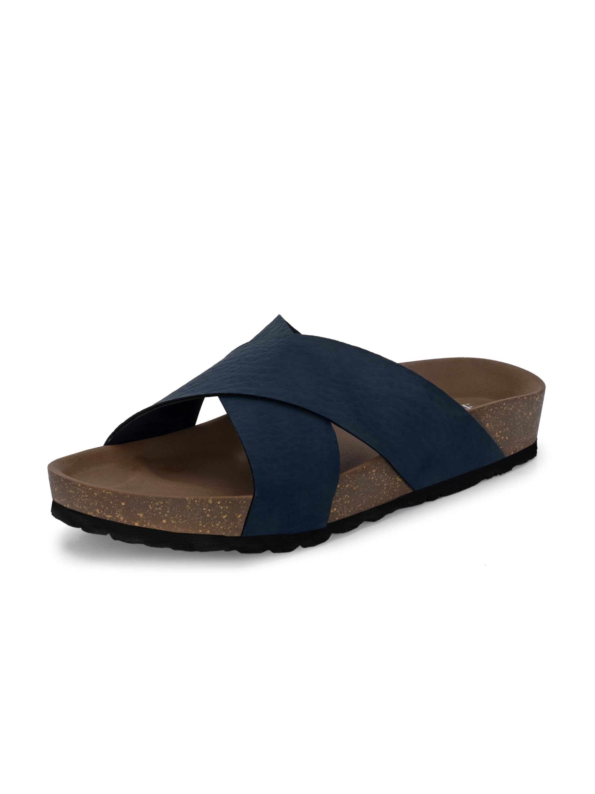 EL PASO Mens Blue Leather Chappals Cork Slippers Birk Sandals - 12 UK (B0D92QPCFK) Amazon Price History, Amazon Price Tracker
