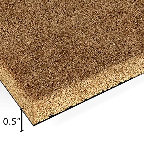 Barnyard Designs 'Home Sweet Home' Doormat Welcome Mat For Outdoors, Large Front Door Entrance Mat, 30X17, Brown #TOP4