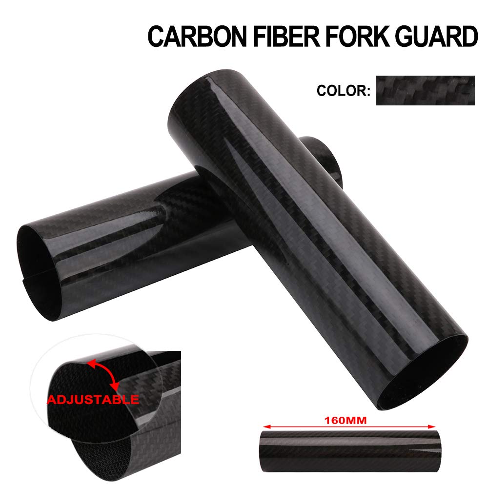 Copri Forcella In Fibra Di Carbonio Per Moto - Universale Per Strada E Fuoristrada - Foto 3