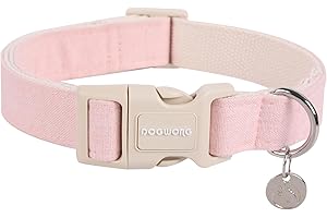 Soft Cute Pink Dog Collar For Small Medium Large Dog