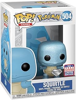 Funko POP! Games: Pokemon Squirtle Diamond Collection 2021 FunKon Exclusive 504 Shared Summer
