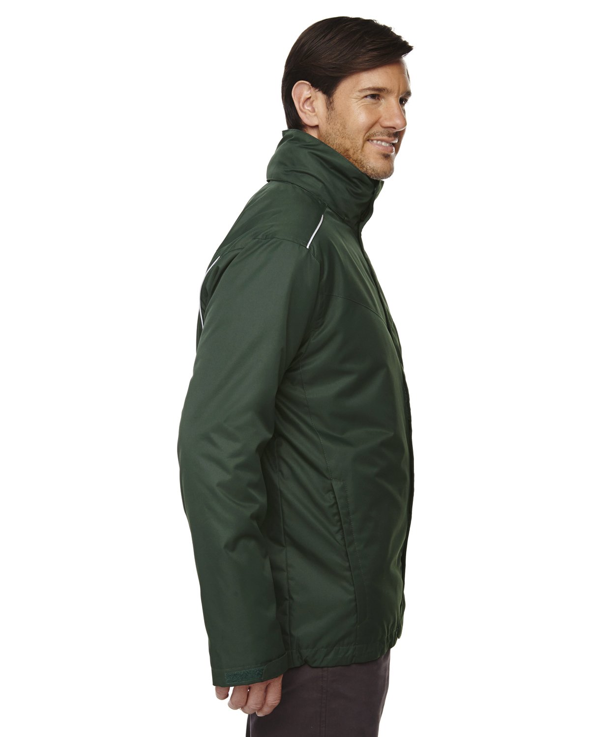 Ash City Core 365 Men's 3-in-1 Jacket with Liner, Forest GREN 630, X-Large