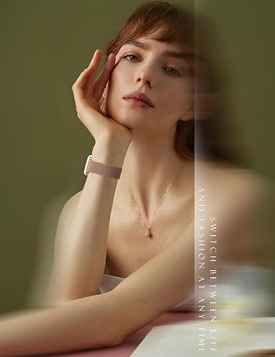 Miniatura 7 de CTYBB - Correa de repuesto compatible con Apple Watch de 1.61, 1.57, 1.57, 1.49, 1.77, 1.73, 1.65 pulgadas, para mujeres y hombres, correa de