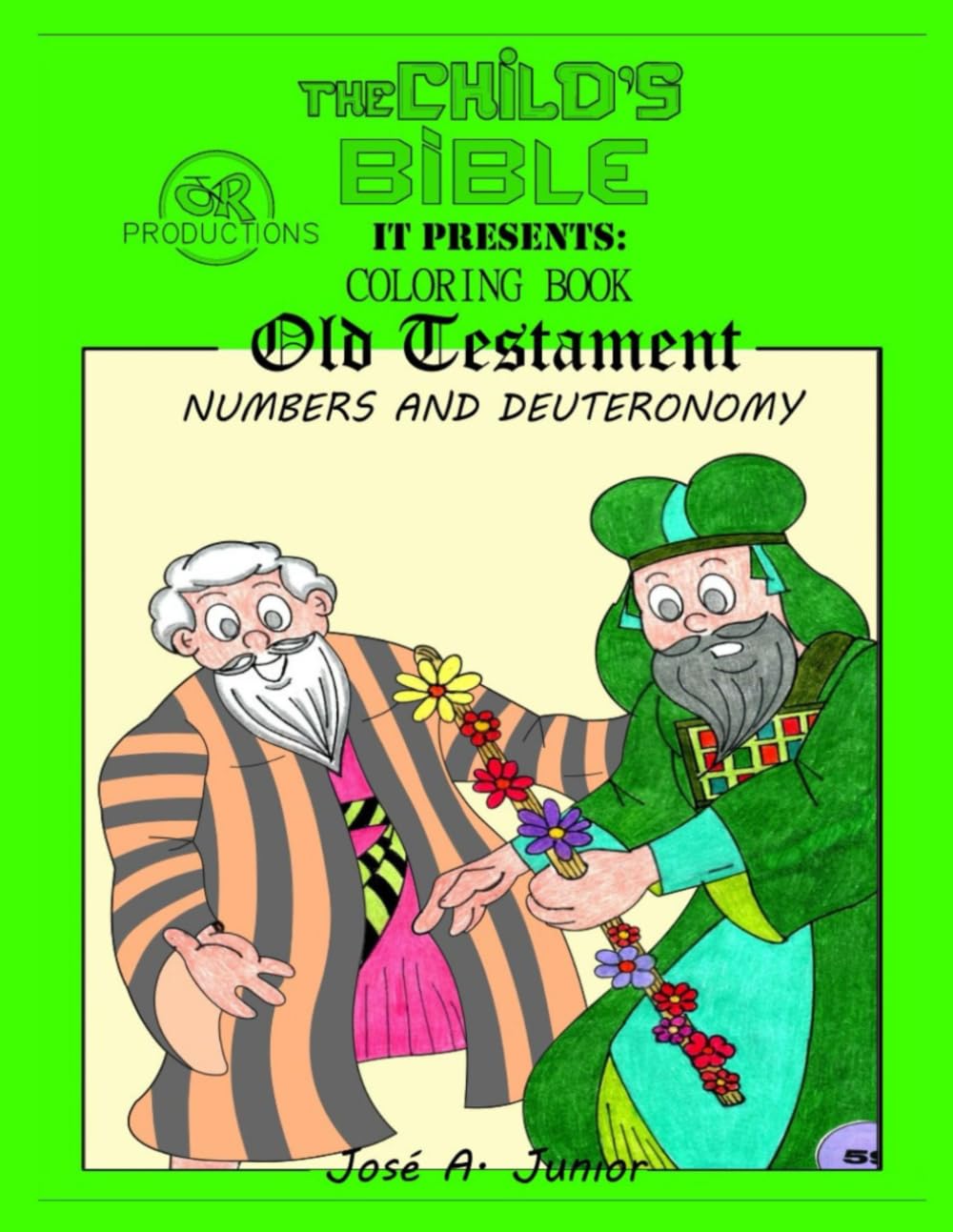 THE INFANT'S BIBLE PRESENTS:COLORING BOOK - OLD TESTAMENT: NUMBERS AND DEUTERONOMY -VOLUME 9 OF 49