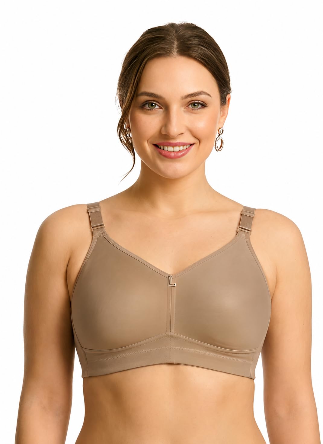 licola T-FIT Women's Non-Padded,Non-Wired,Full Coverage,Seamless 100% Cotton Feel Fabric Bra Available in Multicolor-picture-21