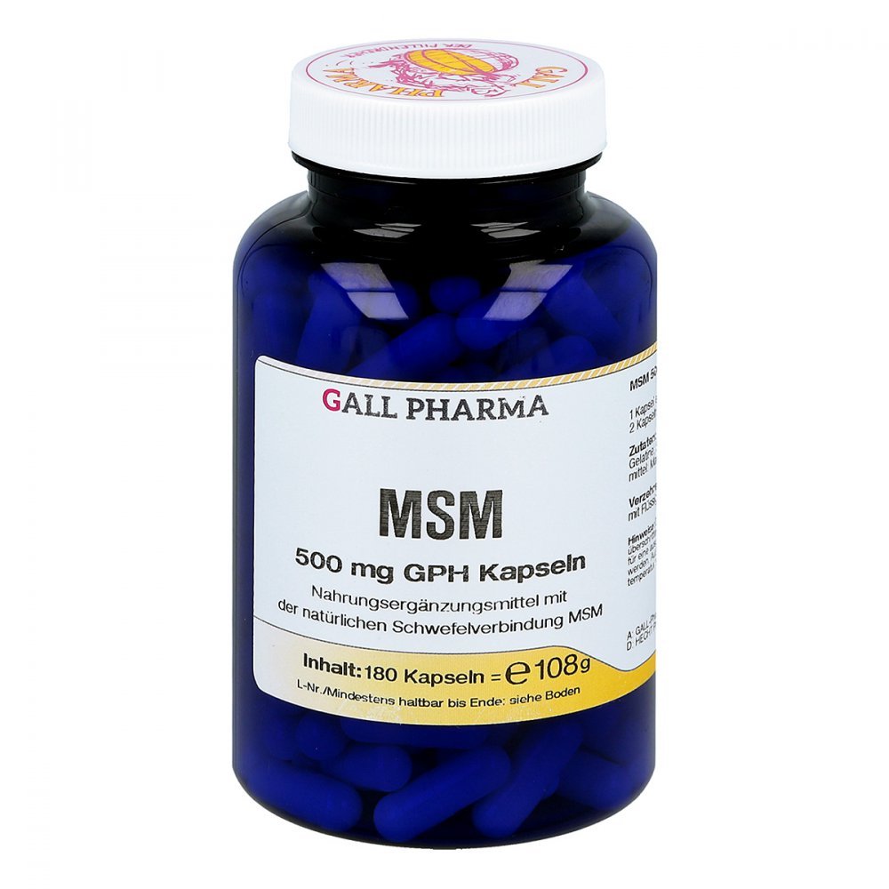 MSM 500 mg GPH Kapseln 180 St