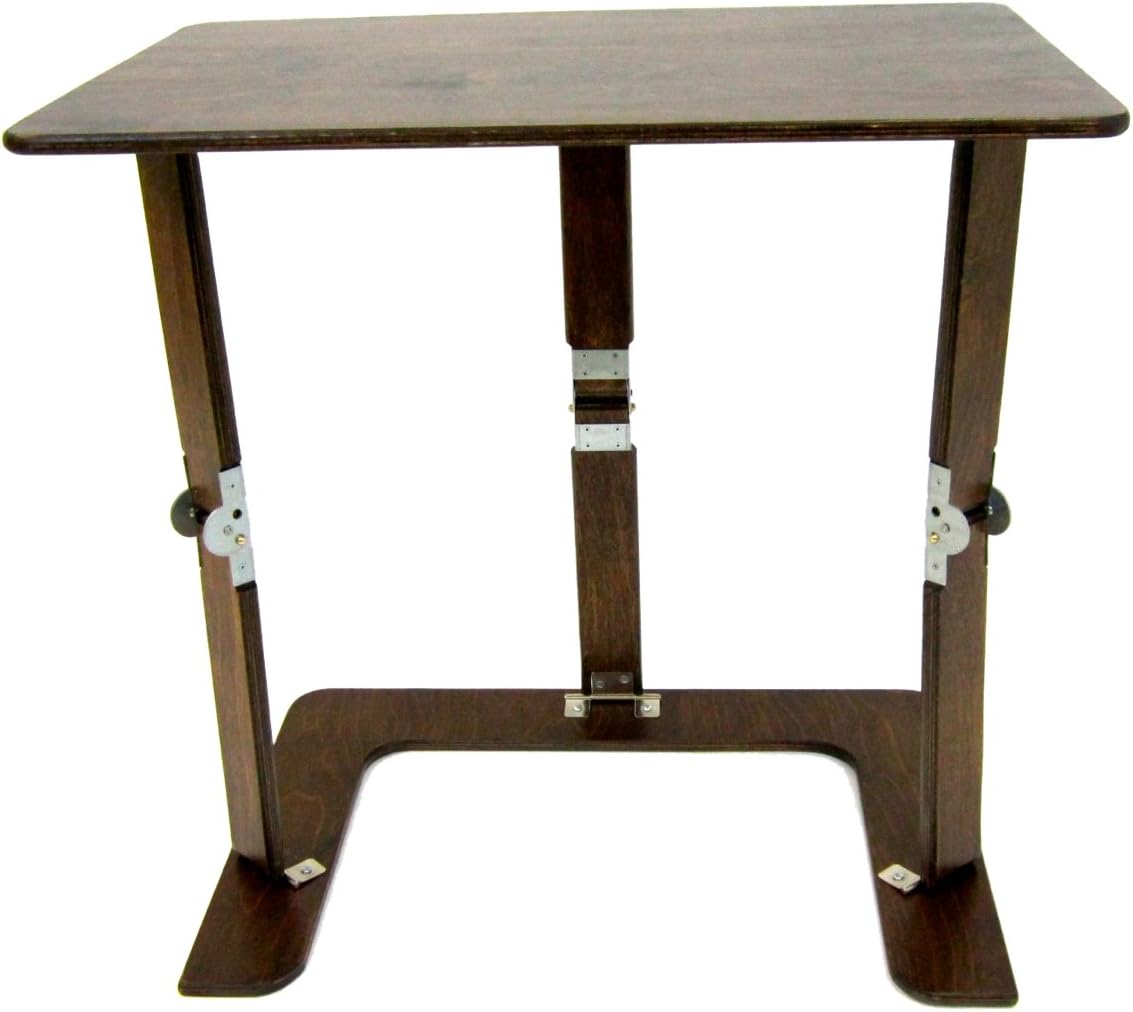 Spiderlegs Folding Couch Desk Tray Table, 25-Inch, Dark Walnut