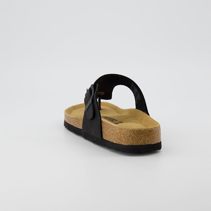 CUSHIONAIRE Women's Leah Cork Footbed Sandal With +Comfort The Heel height approximately 1.97'', platform height approximately 0.99'