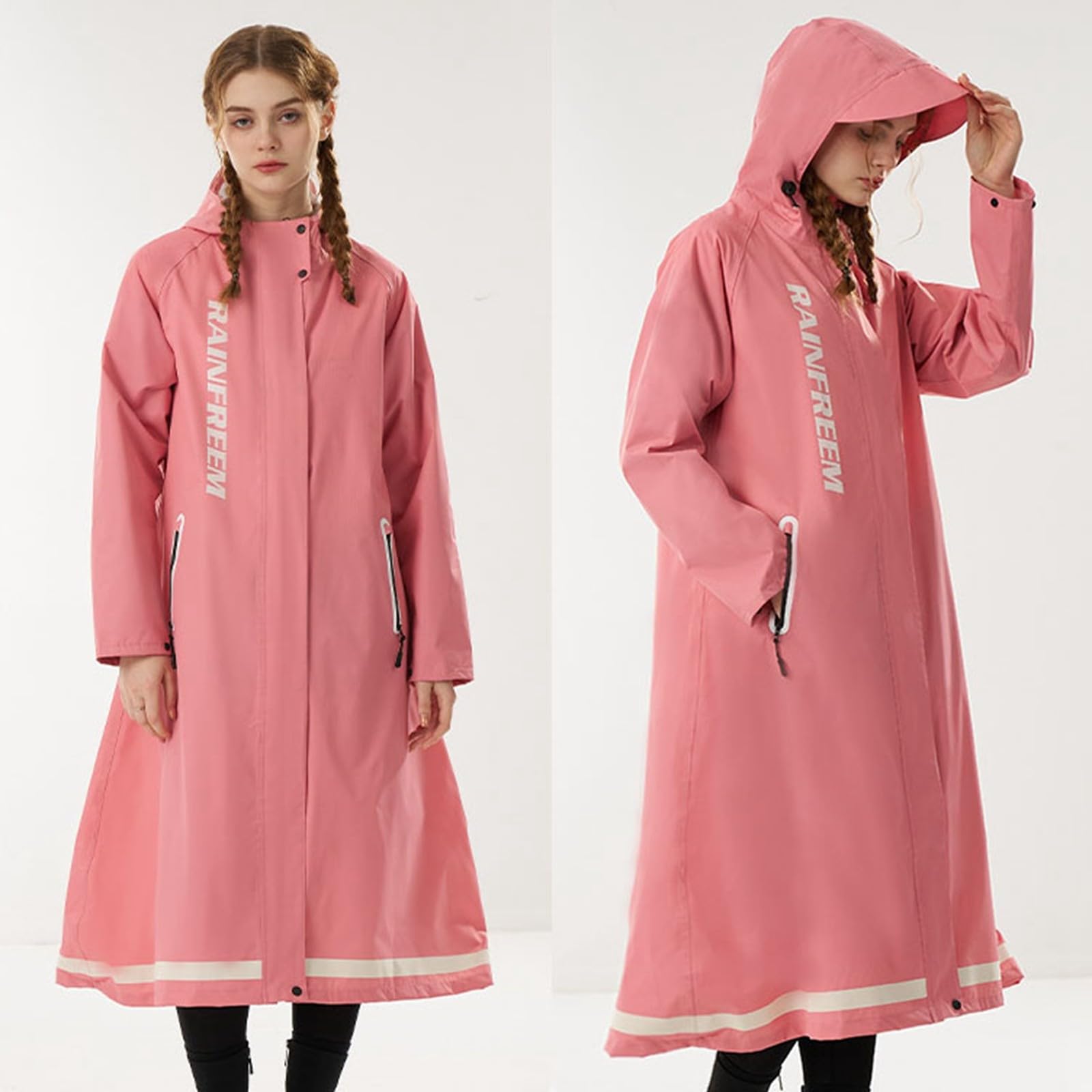 【Poncho Antipioggia Premium per Ciclismo ed Escursionismo】 Impermeabile a Corpo Intero Extra Large e Largo per Il Massimo all'aperto Giacca Aviatore