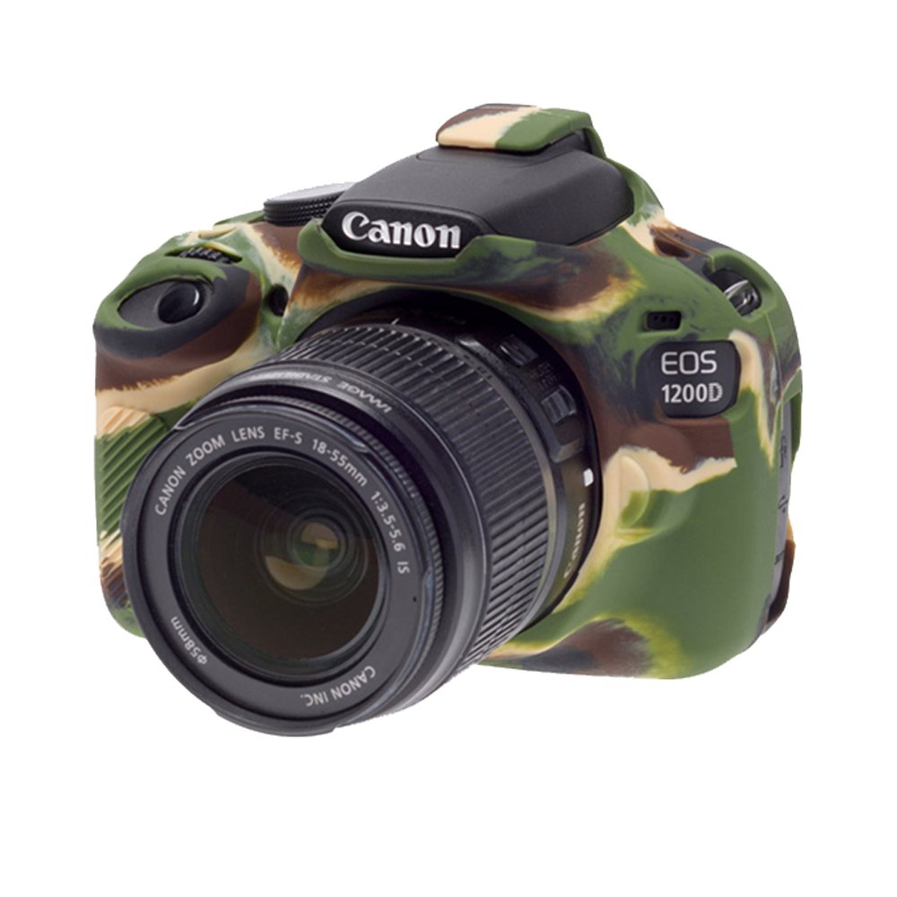 EasyCover Silikonowe etui ochronne na aparat Canon EOS 1200D - kamuflaż