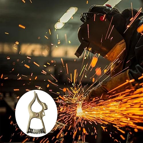 Miniatura 5 de Vaphy Abrazadera de tierra de soldadura estilo T de 300 amperios de latón