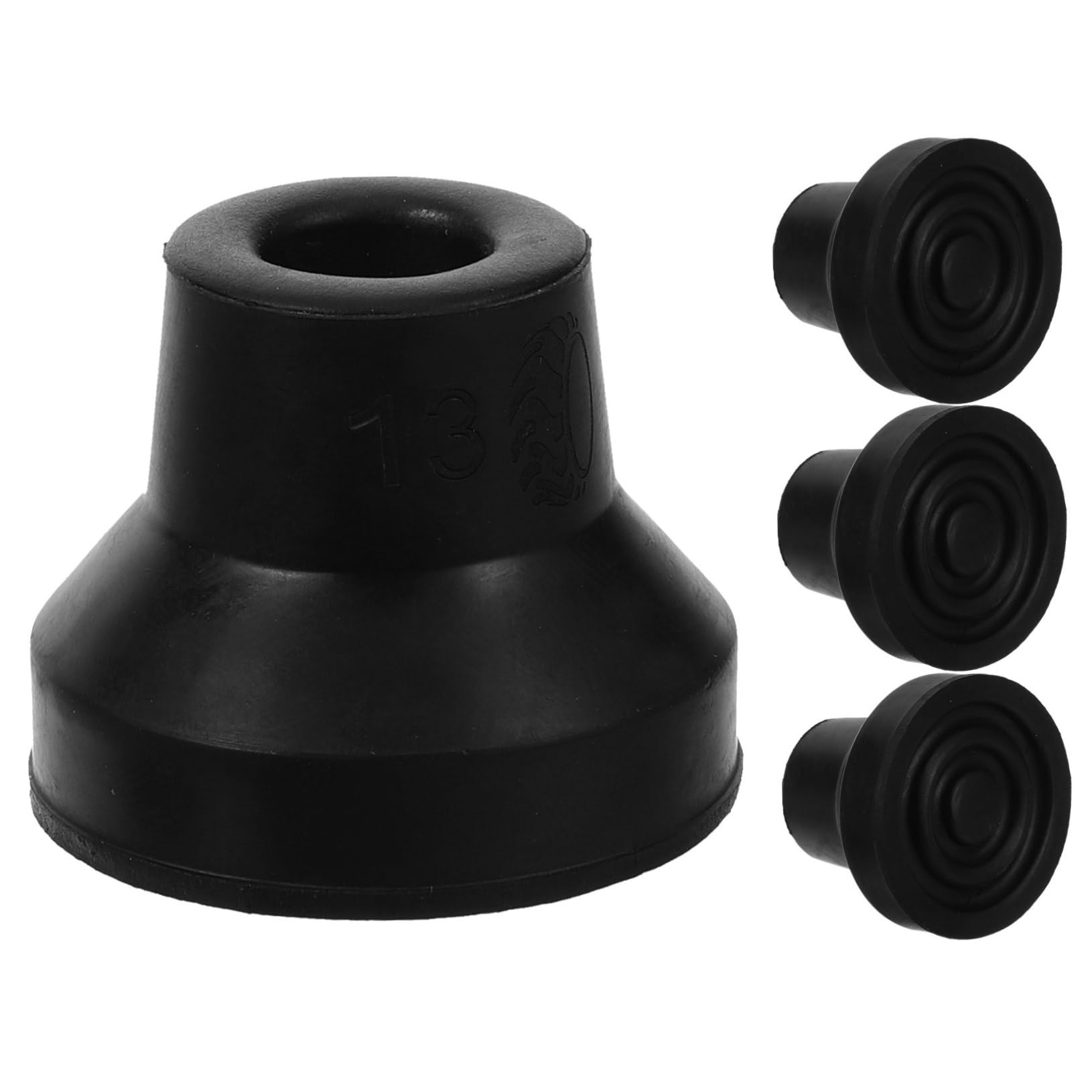 minkissy Elevate Your Walking Experience Pcs Anti-Slip Cane Tips for Crutches Walking Sticks Easy Install