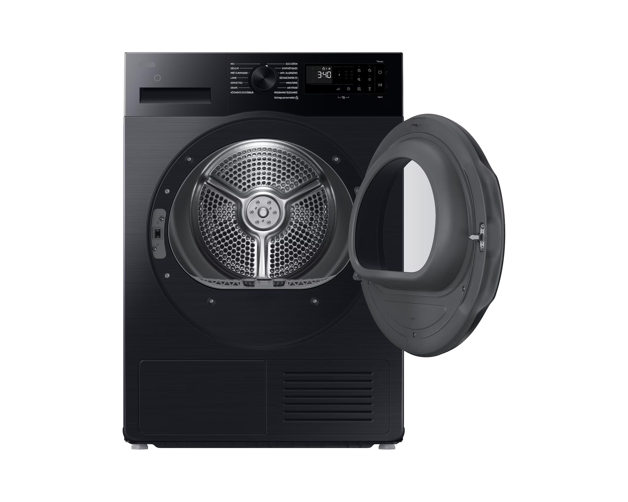 Asciugatrice Samsung Dv90dg52a0ab 9 Kg Carico Frontale Pompa Di Calore Inverter Libera Installazione Nero Classe A+++ (Ricondizionato)
