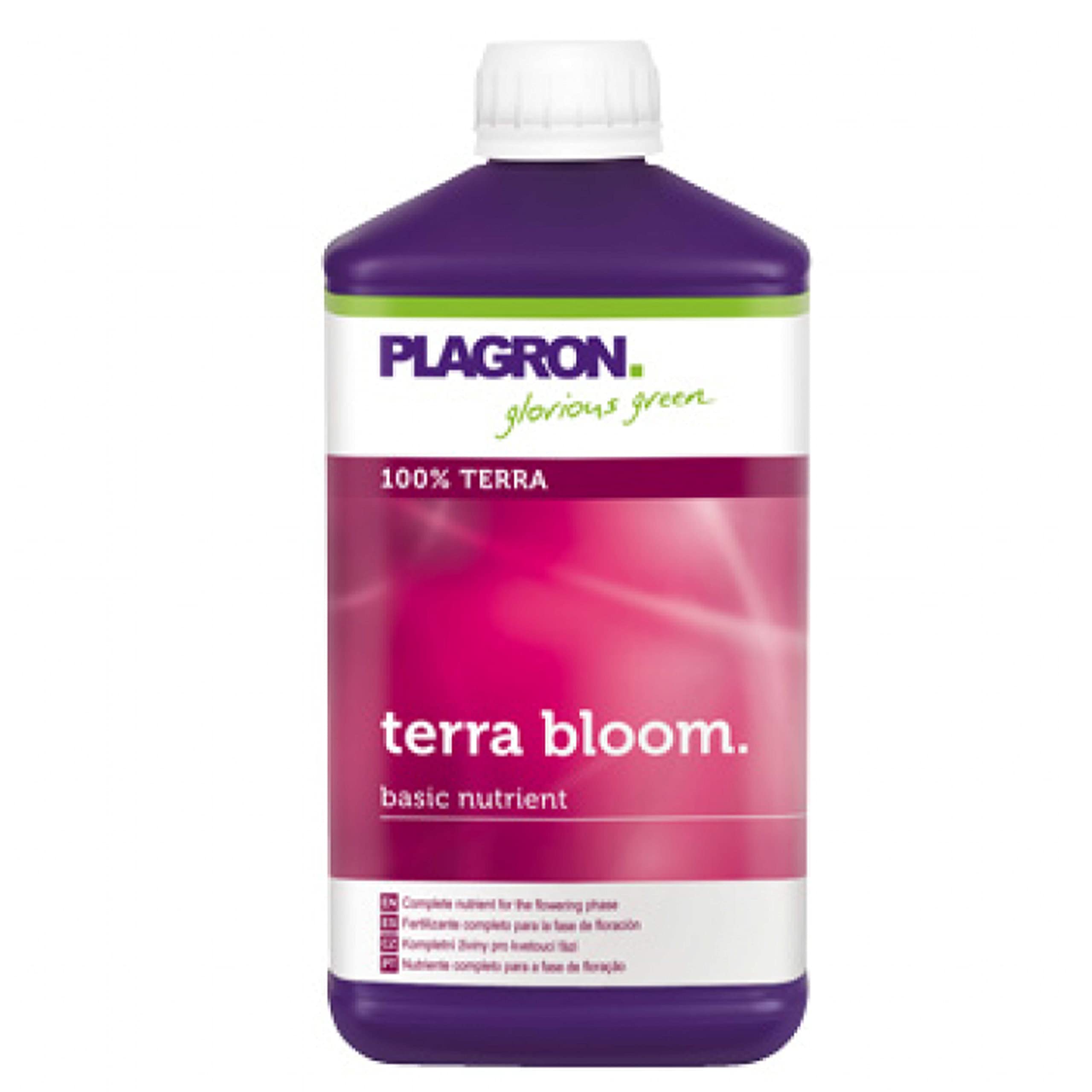 Plagron Terra Grow + Terra Bloom je 1 L Wachstum und Blüte Dünger Set Fertilizer für Erde Substrat wie Grow Mix Light Mix Starter Pack Indoor Outdoor Tomaten Blumen Chili Pflanzen
