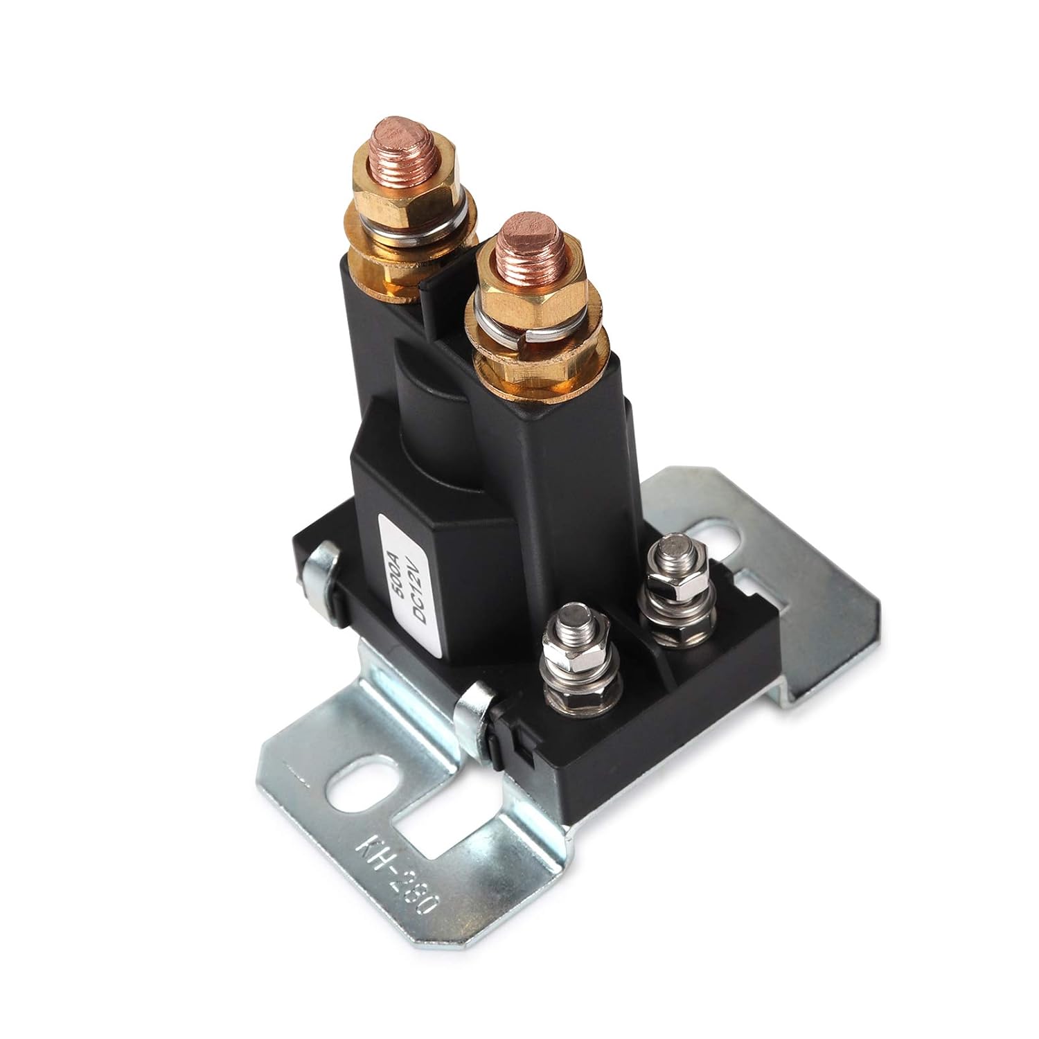 EHDIS 12V Starter Relay 500 AMP 4 Pin SPST Car Auto Start Contactor Double Batteries Isolator Control On/Off Switch : Automotive