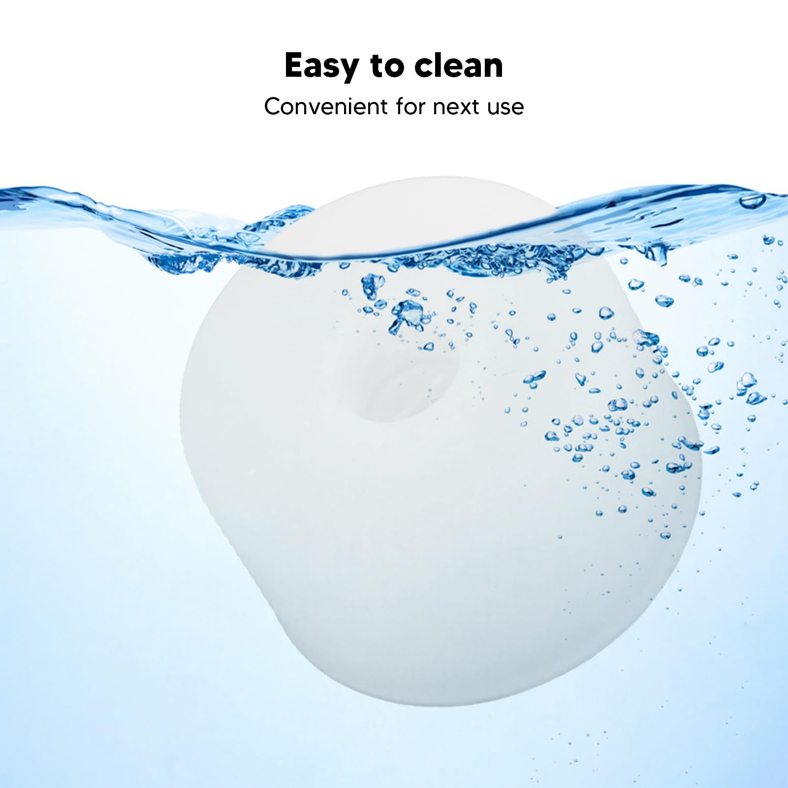 Silicone Spill Proof Stopper Set, Food Grade Material, Easy to Carry and, Great Using Experience for Outdoor, White (Transparent White)