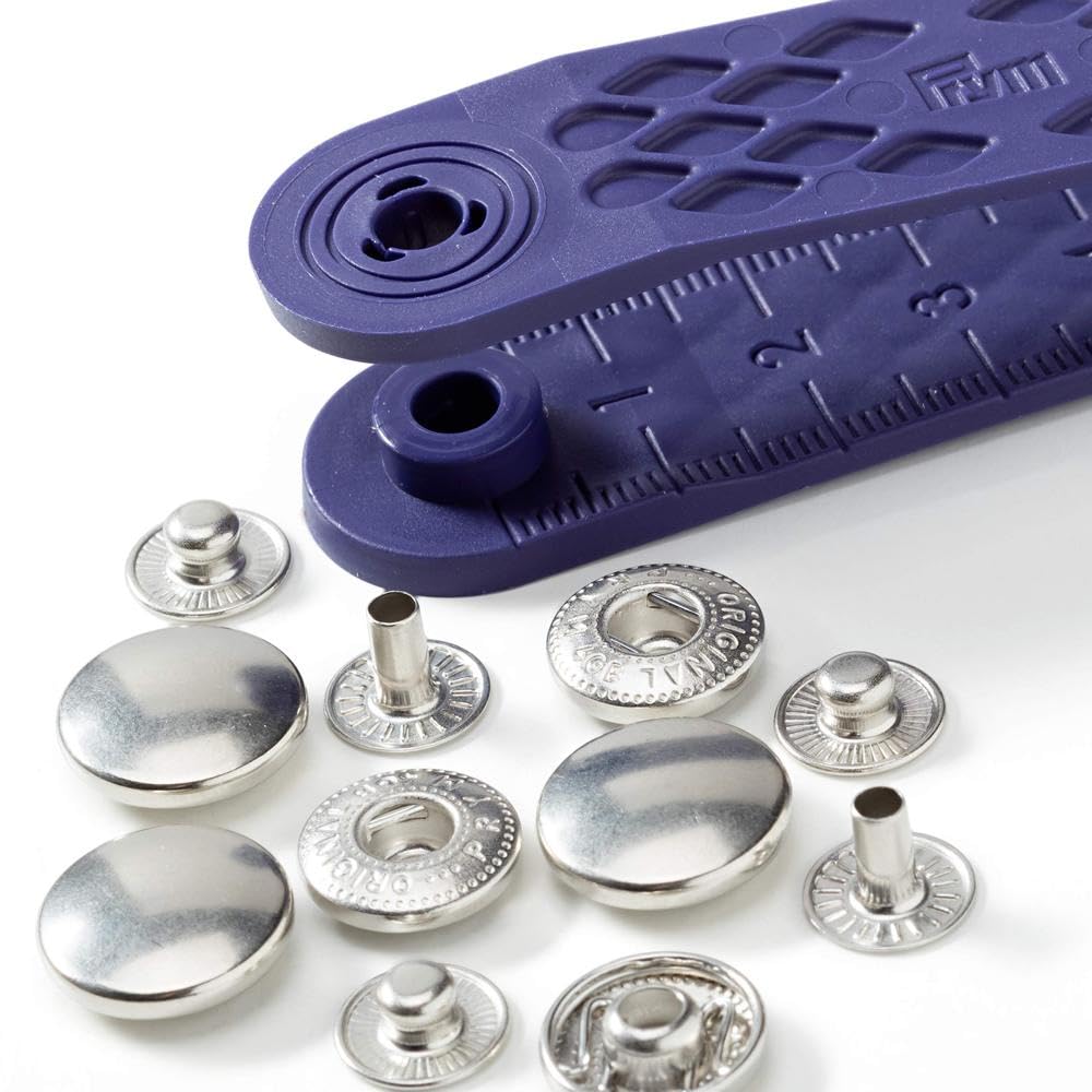 Prym - Prym Silver Anorak (15mm) Fissaggi non SEW - 1 unità