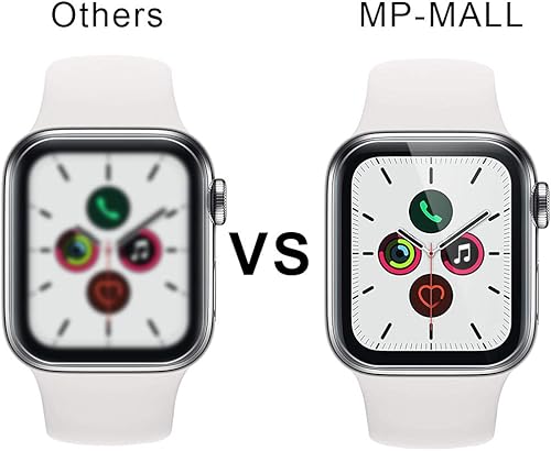 Miniatura 5 de MP-MALL Paquete de 6 protectores de pantalla diseñados para Apple Watch de 1.575 pulgadas, protector de pantalla para Apple Watch SE Series 6, 5, 4,