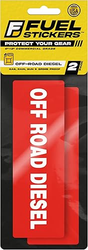 Fuel Stickers - Adhesivo DEF, etiquetas para líquidos de escape diésel, para motores diésel, camiones, semirremolques, a prueba de clima, extremo,