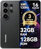 Blackview WAVE 10 Smartphone Offerta Android 16,32MP+13MP 32GB+128GB/2TB TF Cellulari,Telefono Cellulare Offerta 6.88"/5000mAh/3.5mm/IP54 4G/5G WiFi/Face ID/Blocco Impronta Digitale,3 Anni Garanzia