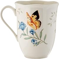 Vista 138 de Lenox Butterfly Meadow 817046 - Juego de 6 platos para aperitivos, 3.05 libras