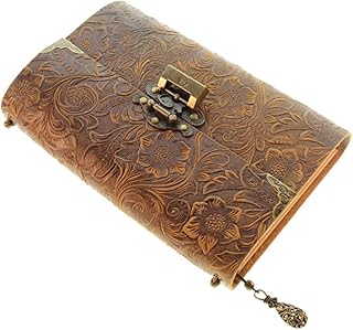 Hemoton 1Pc Caderno Marrom Caderno De Negócios Planejador De Caderno Diário De Viagem De Couro Diário De Couro Retrô Revista Antiga Diário Criativo Caderno De Couro Diário Bloco De Notas